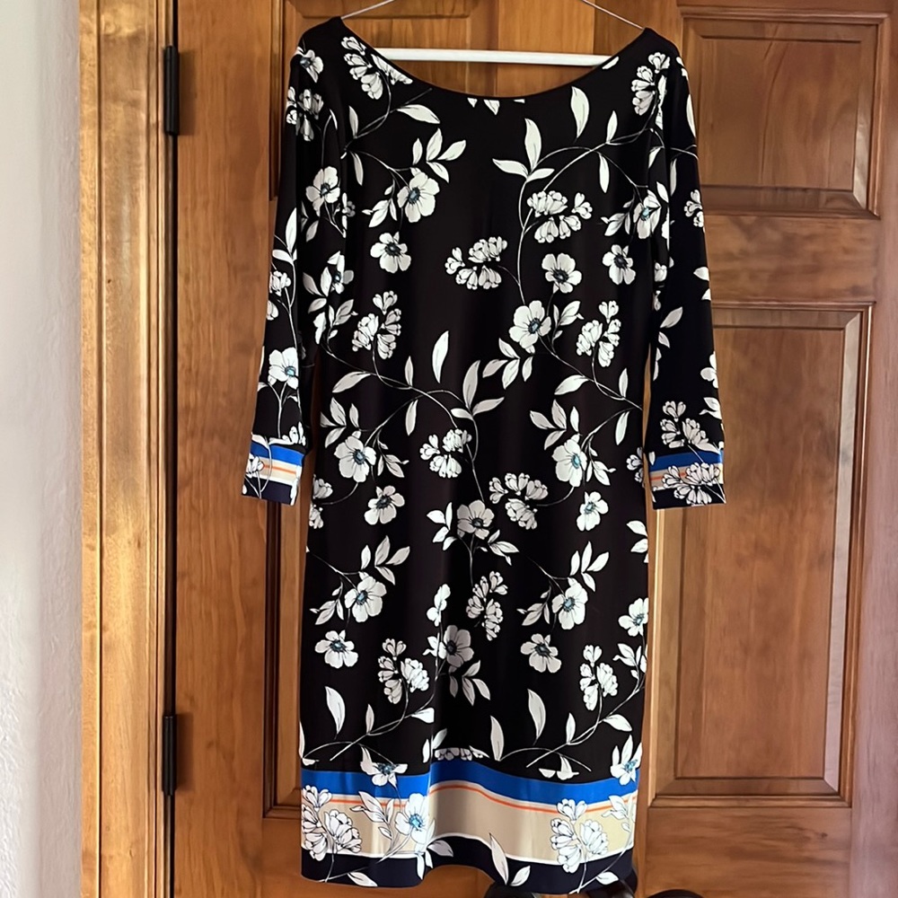 White House Black Market reversible jersey dress.
